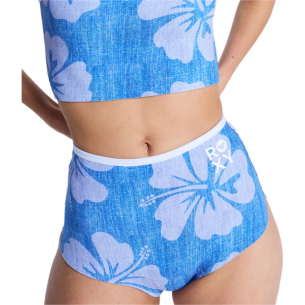 2026 Roxy Womens 1mm Rise Calções Reversíveis De Neoprene Natural 26BW303500 - Denim
